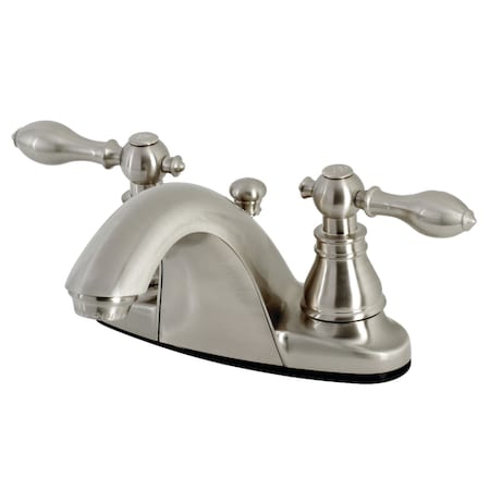 Kingston Brass KB7648ACL 4-Inch Centerset Bathroom Faucet, Brushed Nickel KB7648ACL